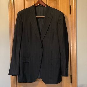 Ermenegildo Zegna Charcoal Pinstripe Sport Coat